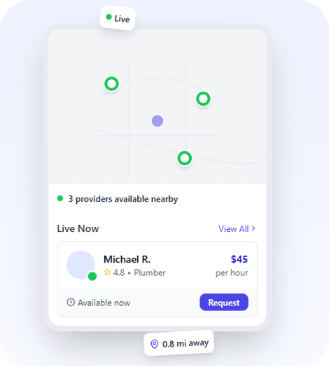 See who's available now